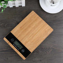 5000G/1G 5Kg Wood Bamboo Hd Lcd Display Digital Scale Multi-Function Hd Lcd