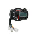 7-Color LED Motorcycle RX2N ATV LCD Digital Speedometer Tachometer Meter 15