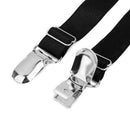 1 Pair suspenders of Stockings Adjustable Nylon for women - Black