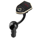 Car Bluetooth Hands-free FM Transmitter MP3 Music Player Dual USB Charger