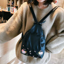 National Style Embroidery Shoulder Bag Female Fashion Leisure Travel Dual-U