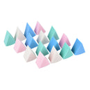 8pcs Triangle Shaped Soft Magic Face Cleaning Cosmetic Puff Wash Face Makeup JR