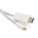 USB3.1 Type-C to HDMI Adapter Cable Converter For Macbook HDTV Projector 6ft