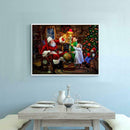 5D Diamond Painting DIY Santa Claus Cross Stitch Home Hang Decor Craft Kit