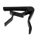 Alloy Tune Clamp Key Trigger Capo for Acoustic Electric Guitar (Black)