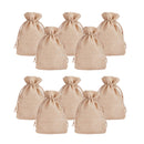 20Pcs Small Burlap Jute Hessian Wedding Favor Gift Candy Bags Drawstring Pouches
