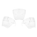 3x Transparent Unisex Face Shield Visor Anti-fog Eye Protection Windproof