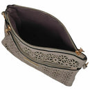 Small women messenger hollow out shoulder crossbody handbags ladies handbag
