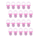30pcs Clear Pink Pacifiers Charms -New Baby Shower Party Favor/ Home Decors