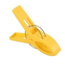 Pack of 8 Large Bright Colour Plastic Beach Towel Pegs Clips for Sunbed, va