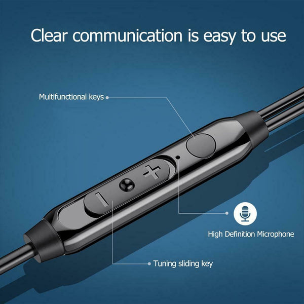 M305 Bass Metal Earphone In-ear Headset HiFi Stereo Earbuds with Microphone