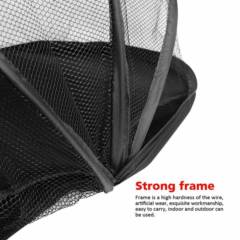 Pet Fun House Cat Dog Playpen Feline Funhouse Portable Exercise Tent with C A8X3