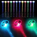 5PCS LED Shining Glow Hair Braid Flash Fiber Hairpin Clip Luminous Headba%!