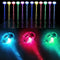 5PCS LED Shining Glow Hair Braid Flash Fiber Hairpin Clip Luminous Headba%!