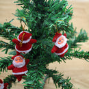 6pcs Christmas Santa Claus Ornaments Festival Party Tree Hanging Decoration A3C