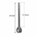 Titanium Fork Long Handle Fork Outdoor Camping Spork Tableware Picnic For Hn