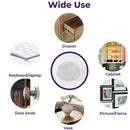 Self Adhesive Clear Silicone Gel Round Door Cabinet Bumper Pads Feet