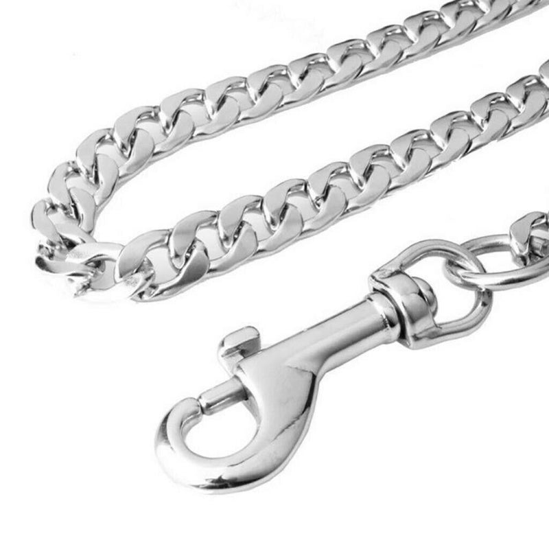 Stainless Steel Pet Dog Puppy Chain Leash Dog Traction Rope For Dog Puppy
