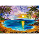 5D DIY Full Drill Diamond Painting Sun Lake Cross Stitch Embroidery Kit