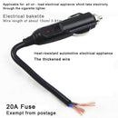 Hot 12V Male Car Lighter Socket Plug Connector With Fuse Red LED