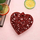 Christmas Tree Decoration Fashion Hollow Heart Shape Glitter Ornament A