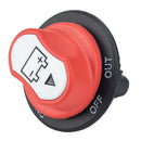 32V 50 Amp Battery Switch On-Off-Out Disconnect Kill Switch for Car Boat RV