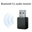 KN318 Wireless Bluetooth 5.1 Receiver 3.5mm Jack for Car Music Audio Dongle A