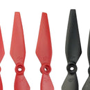 8pcs Four-aircraft Red & Black Propellers Adapter for MJX B2W B2C RC Drone,