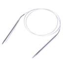 11pcs Stainless Steel Circular Knitting Needles Crochet Hook Weave 47"120cm JC,a