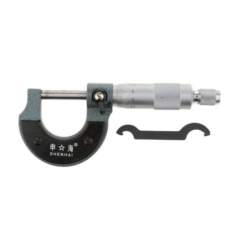 Precision Outside Micrometer Set Measuring Tool 0-25mm, 0.01mm, Durable