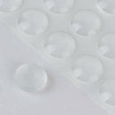 36Pcs Self-Adhesive Silicone Feet Semicircle Clear Bumper Door Furniture Pad
