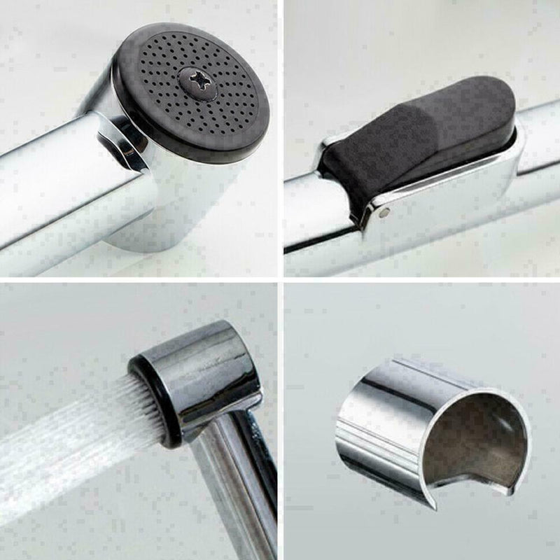 1.5m Toilet Handheld Bidet Shattaf Cloth Diaper Sprayer Polished New Shower T1B7