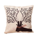 Cute Cartoon Animal Cotton Linen Home Car Decor Throw Pillow Case Cove 01