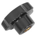 Black Replacement M12 x 50mm Female Thread Knurled Clamping Knob 4 Pcs M9Y5