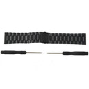 Stailess Steel Bracelet Wrist Strap Watch Band For Garmin Fenix 3 / HR Blac