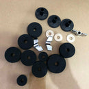 Drum Accessories Kit Cymbal Felts + Cymbal Sleeves + Wing Nuts + Washe OCI