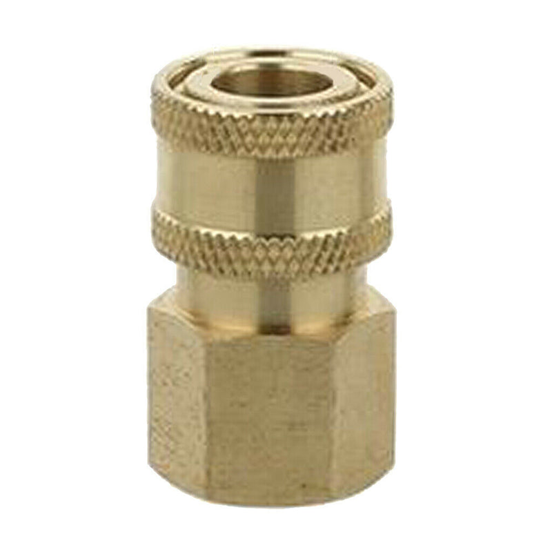 2-Pack Brass Pressure Washer Quick Connector M18x1.5mm/M22x1.5mm Female Thread