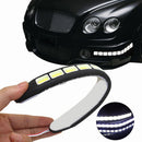 New 2Pcs 20W Waterproof LED 12V Daytime Running Light DRL COB Strip Lamp Fog Car
