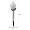 2pcs Steel Solar LED Crackle Lamp Spike Peach Shape Outdoor Landscape Light A#S