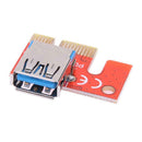 60cm 007S PCI-E Riser 1X 16X USB3.0 Adapter Card Cable Wire for BTC Miner
