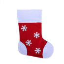 Scene Decor Supplies Christmas Snow Flakes Stocking Xmas Home Decoration