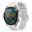 Soft Silicone Wristband Strap for Huawei Watch GT 2 GT Honor Magic (White) A