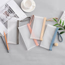 1Pc New Stationery Creative Transparent Scrub Pencil Bag Korean Student Pen