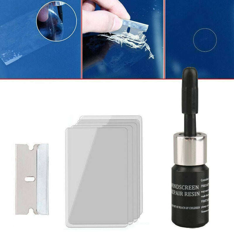 Automotive glass nano repair fluid AU.