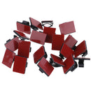 20Pcs Lf-Adhesive Wire Tie Cable Clamp Clip Holder For Car Dash Cam Nw