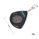 2 in 1 Compass+Map Measurer Curvimeter Keychain for Outdoor Hiking Camping