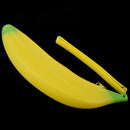 Novelty Silicone Portable Banana Pencil Case Bag Coin Purse School Supplies X7Y7