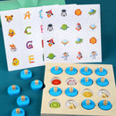 Kids Wooden Memory Match Stick Chess Game Fun Block Board Educational Toys
