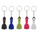 Novelty Mini Diving Fins Key Chain Holder Dive Flipper Keyring Bag Tag Black
