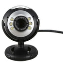 USB 6 LED CamÃ©ra de Vision Nocturne PC Webcam RÃ©seau avec Microphone pour M